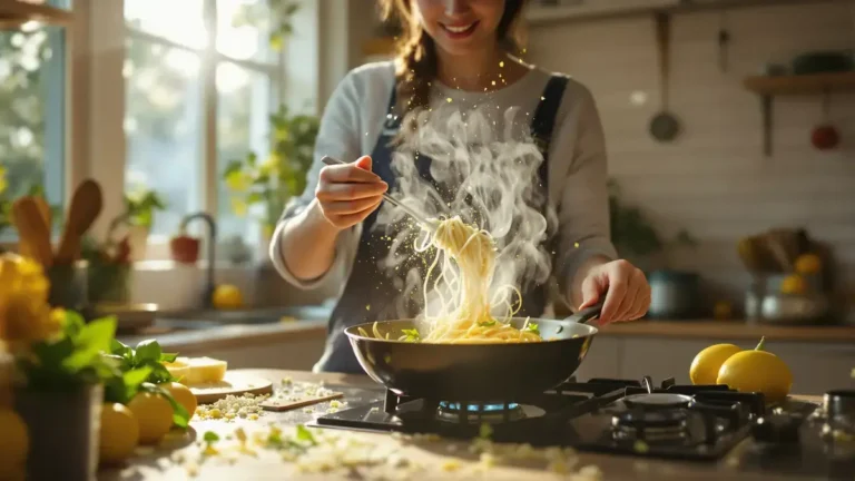 Citrónové špagety rýchly recept s neočakávanými chuťami