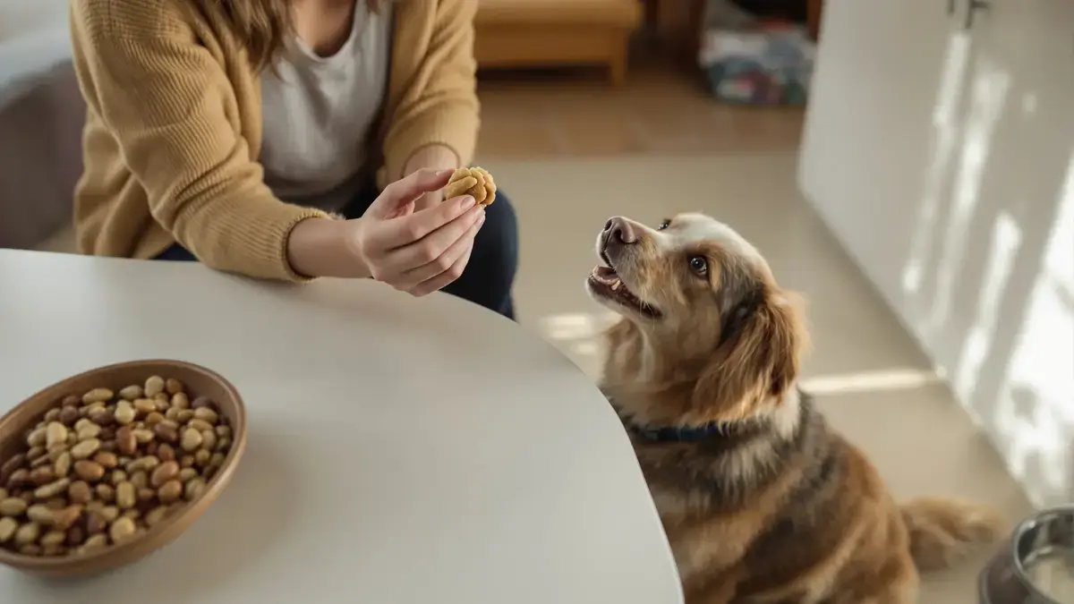 Dávanie orechov psovi častá chyba ktorú treba pre jeho zdravie vyhnúť sa