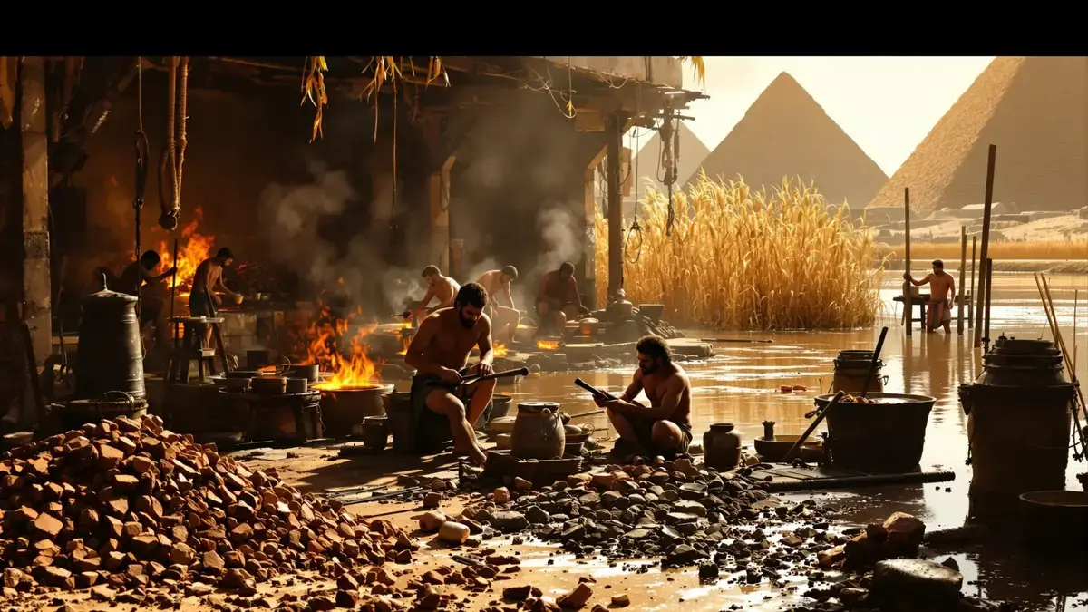 Odborníci sú si istí Egypťania znečisťovali už pred 4600 rokmi Nejde o moderný jav táto skorá kontaminácia podľa nich odhaľuje pretrvávajúce chyby