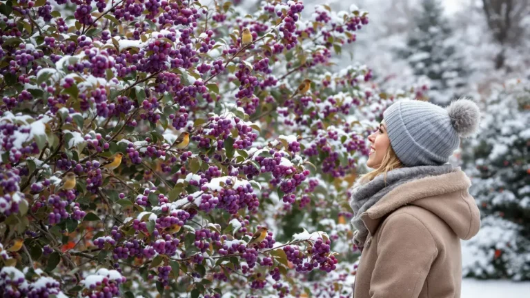 Tento málo známy fialový ker môže počas zimy premeniť vašu záhradu prilákaním vtákov čo je často prehliadaná výhoda