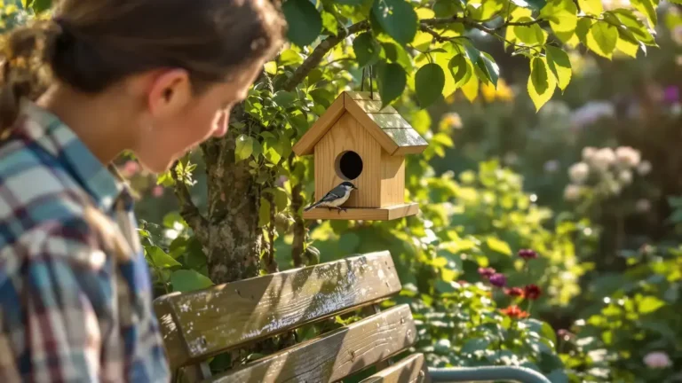 Ideálny vtáčí búdka na prilákanie sýkoriek a ich trvalé usídlenie v záhrade