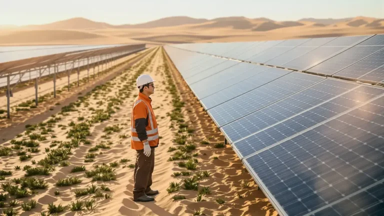 Milióny solárnych panelov v čínskej púšti odhaľujú prehliadané riešenie energetickej krízy