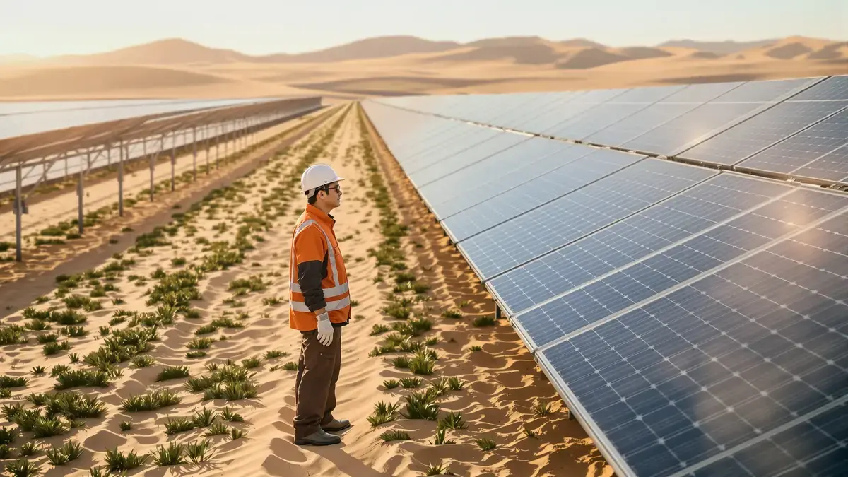 Milióny solárnych panelov v čínskej púšti odhaľujú prehliadané riešenie energetickej krízy