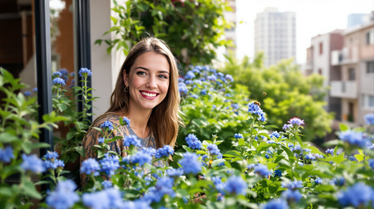 Moje balkónové kvetináče boli prázdne: táto modrá rastlina všetko zmenila za 6 týždňov a teraz priťahuje včely
