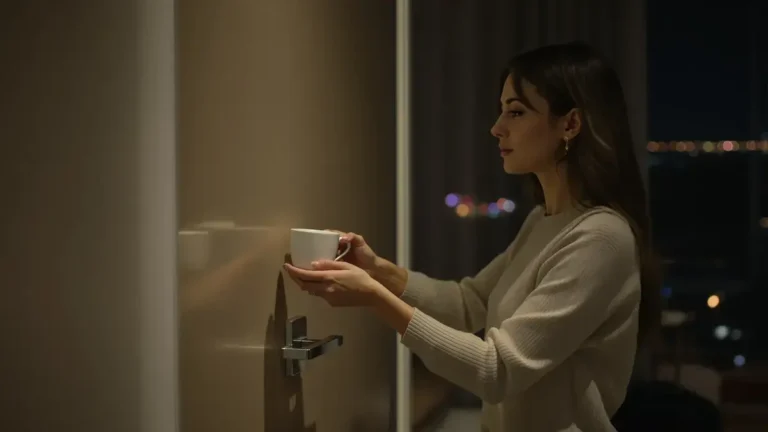 Tento jednoduchý nápad môže zmeniť váš zážitok v hoteli zaveste si šálku kávy na kľučku dverí