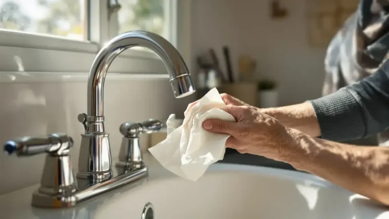 Použitie pergamenového papiera v kúpeľni umožňuje vyhnúť sa handrám a čistiacim prostriedkom vďaka tejto jednoduchej metóde