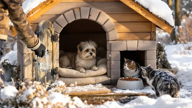 Psi a mačky v zime rady na ich účinnú ochranu pred chladom