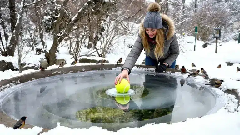 Nechajte tenisovú loptičku vo svojich vodných nádržiach počas zimy zistite prečo je to dôležité