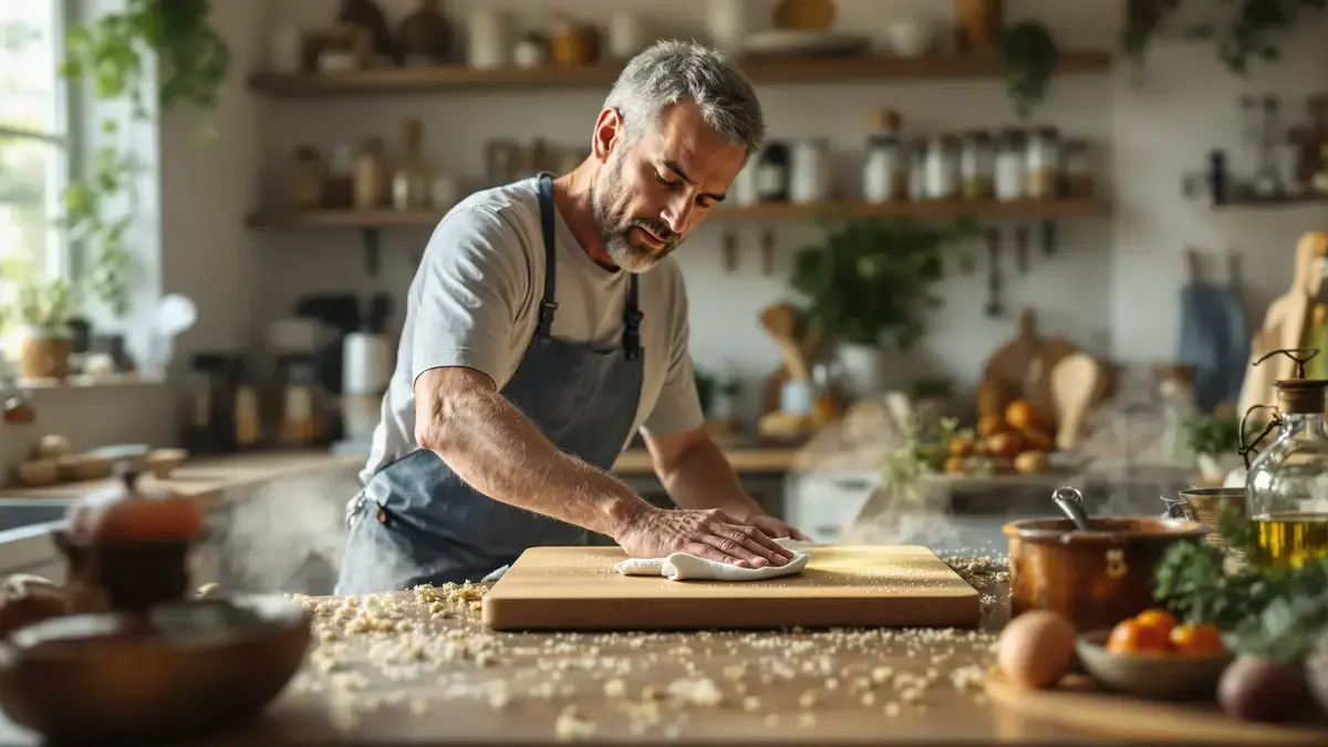 Truhlár odporúča tento nevyhnutný produkt na údržbu drevených krájacích dosiek