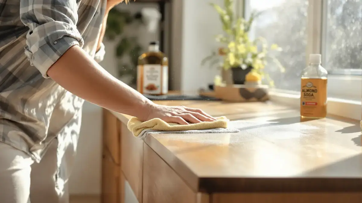 Odborníci na údržbu sú jednoznační použitie tohto rastlinného oleja na vašom nábytku nechráni nábytok ale zachytáva prach a neviditeľné alergény