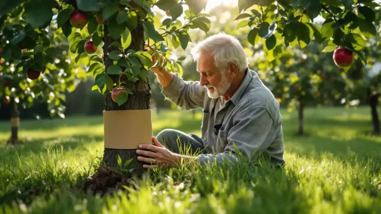 Tento záchytný pás vyzerá nevinne, no zastavuje pohromu jabloní, o ktorej mnohí nevedia
