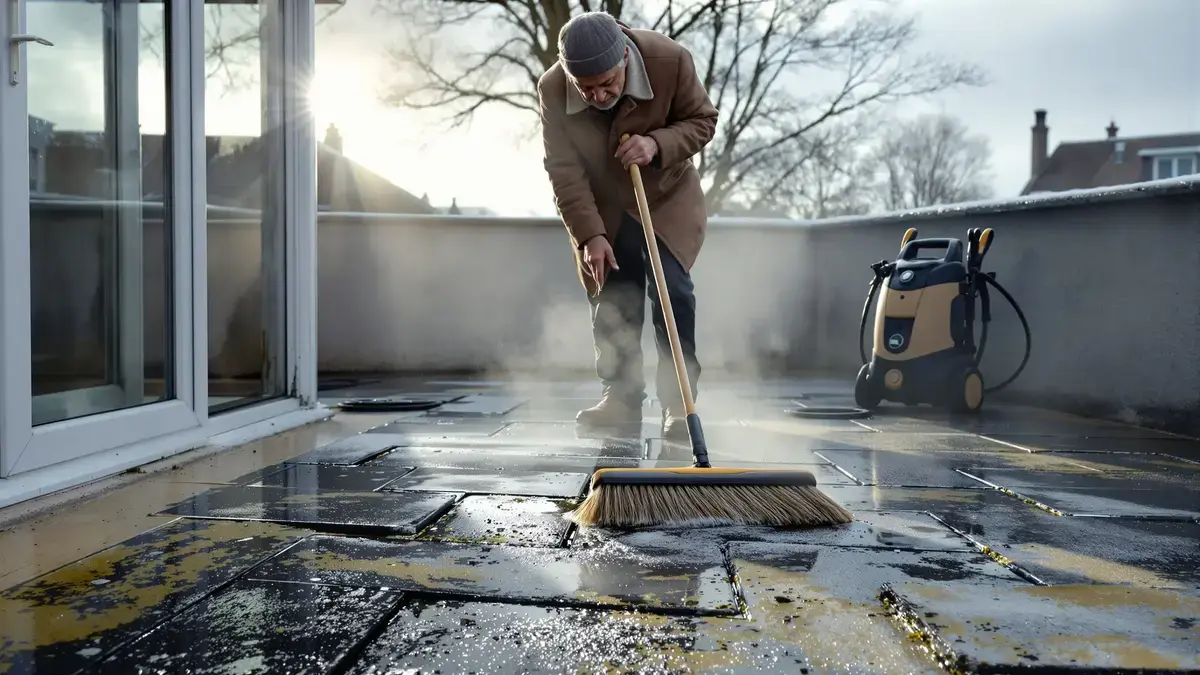 Tento zimný zvyk s vašou terasou ničí váš čistiaci prístroj bez toho aby ste si to uvedomili