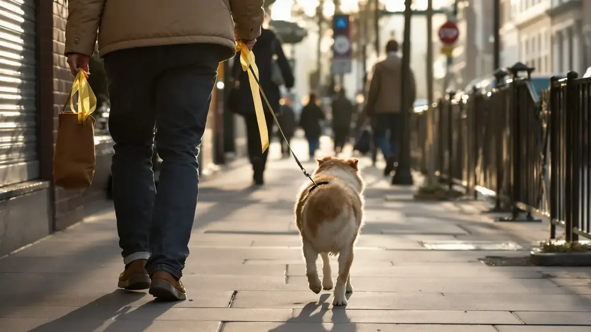 Odborníci sa zhodujú žltá stuha na vôdzke nie je len ozdoba upozorňuje na riziko pre iných psov a ich majiteľov