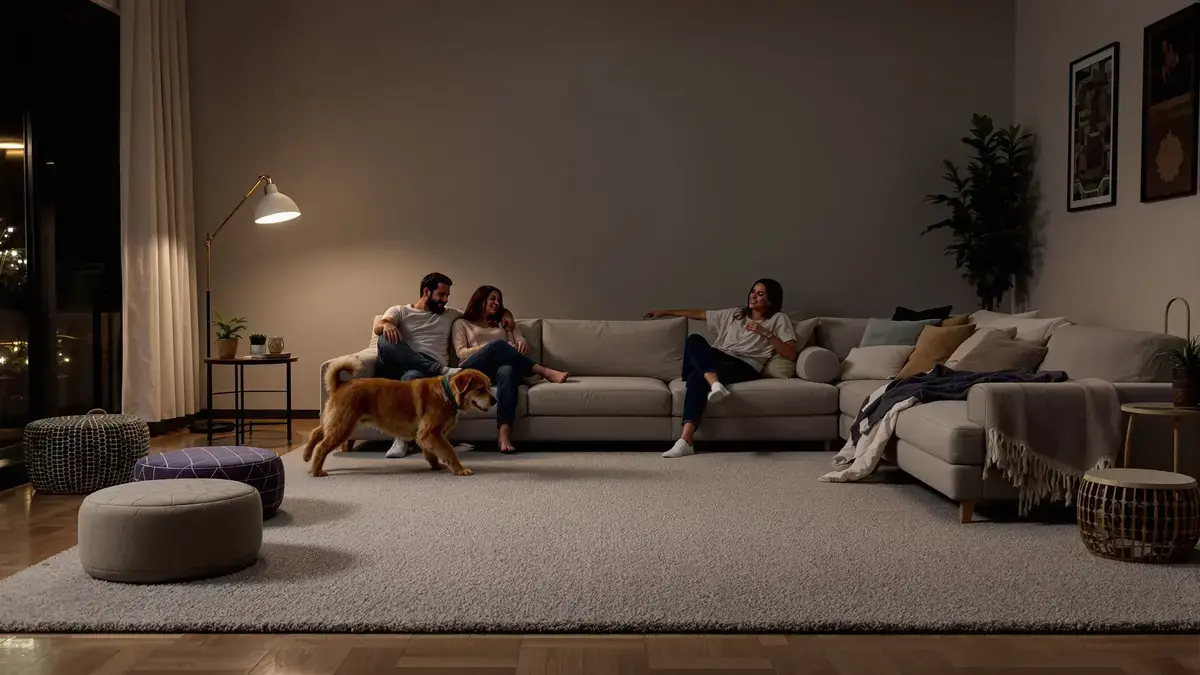 Odborníci sa zhodujú že zrieknutie sa konferenčného stolíka zlepšuje praktickosť obývačky ale môže narušiť jej útulnosť