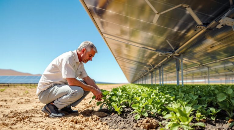 Bez tieňa a ochladzovania: tieto solárne panely podporujú biodiverzitu a menia púšte na oázy života
