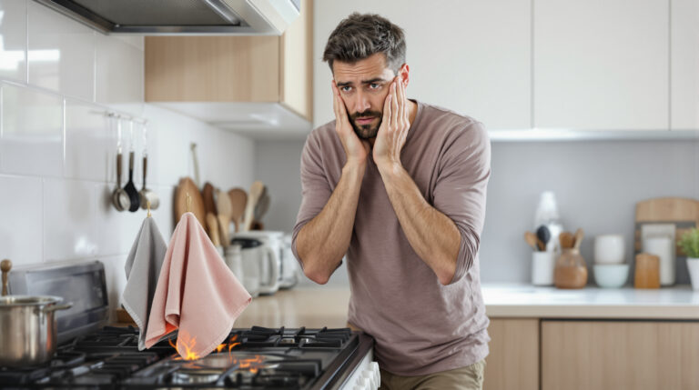 Mysleli sme si, že skladanie utierok je bezpečné: v skutočnosti tento spôsob uskladnenia zvyšuje riziko požiaru vo vašej kuchyni.