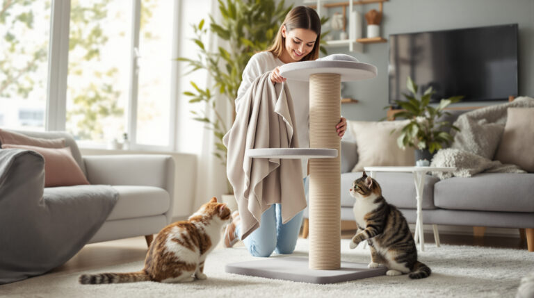 Tento škrabadlo za 30 € priláka vašu mačku za 2 dni a ochráni váš nábytok pred poškriabaním.