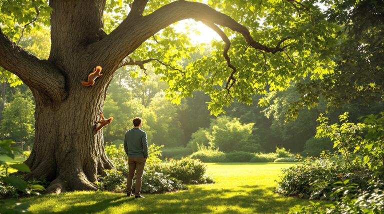Veverička vo svojom záhrade: zistil som, že prináša oveľa viac než len radosť do mojich slnečných rán